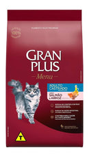 Ração GranPlus Gourmet Gatos Castrados Salmão e Frango 3 kg